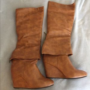 Brand new in box Wedge Knee High Boot